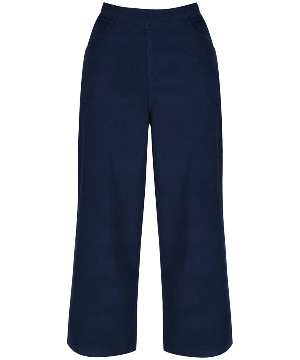 View Womens Lily Me Cropped Cord Trousers Navy UK 14 information