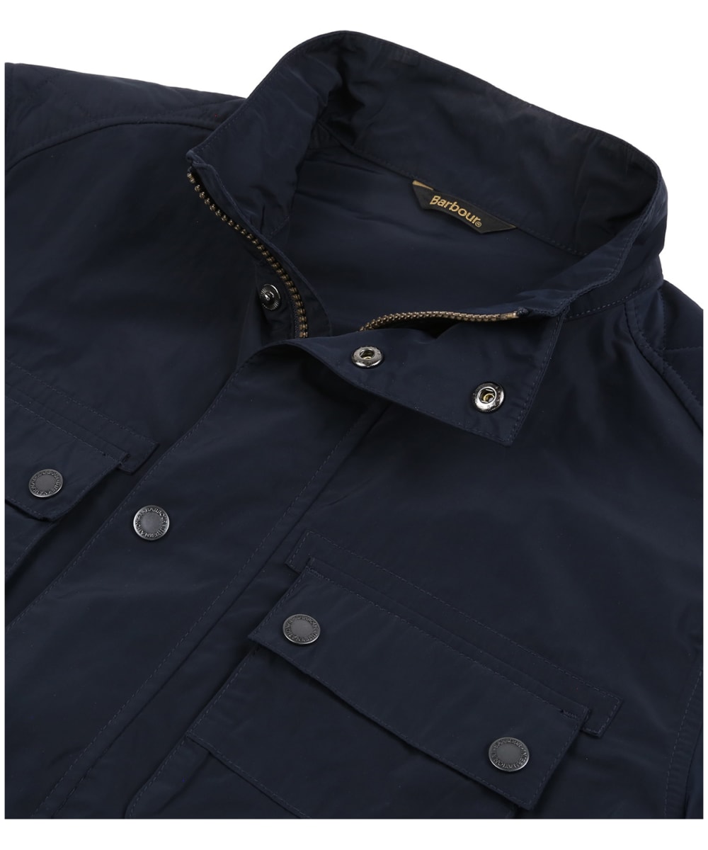 barbour stannington jacket navy