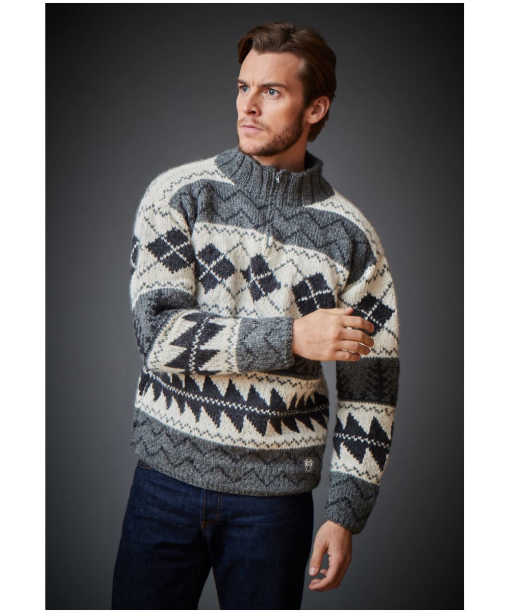 Men's Edmund Hillary Edmund Knit Argyle Sweater