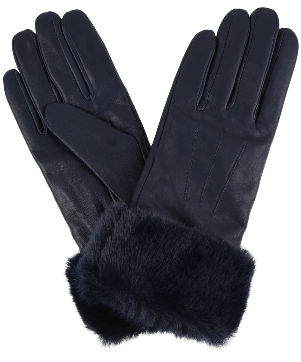 barbour womens leather gloves