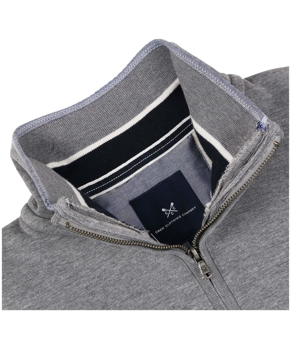XS M S Mens Genuine Crew Clothing Grey Marl Half Zip Sweatshirt 3XL L XL