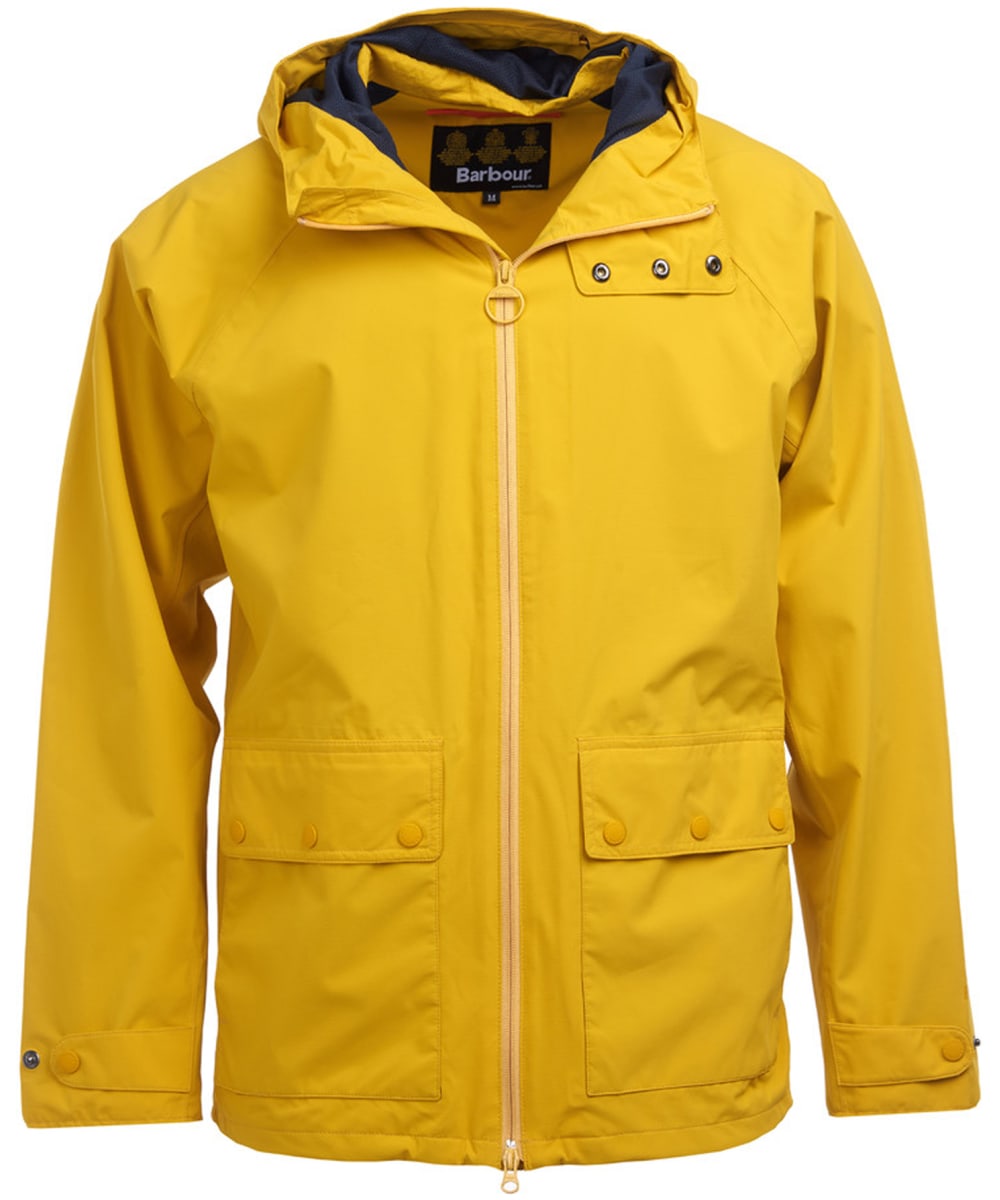 mens yellow barbour jacket