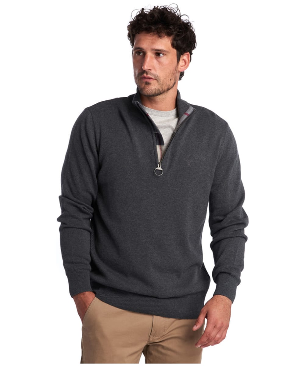 Men’s Barbour Cotton Half Zip Sweater