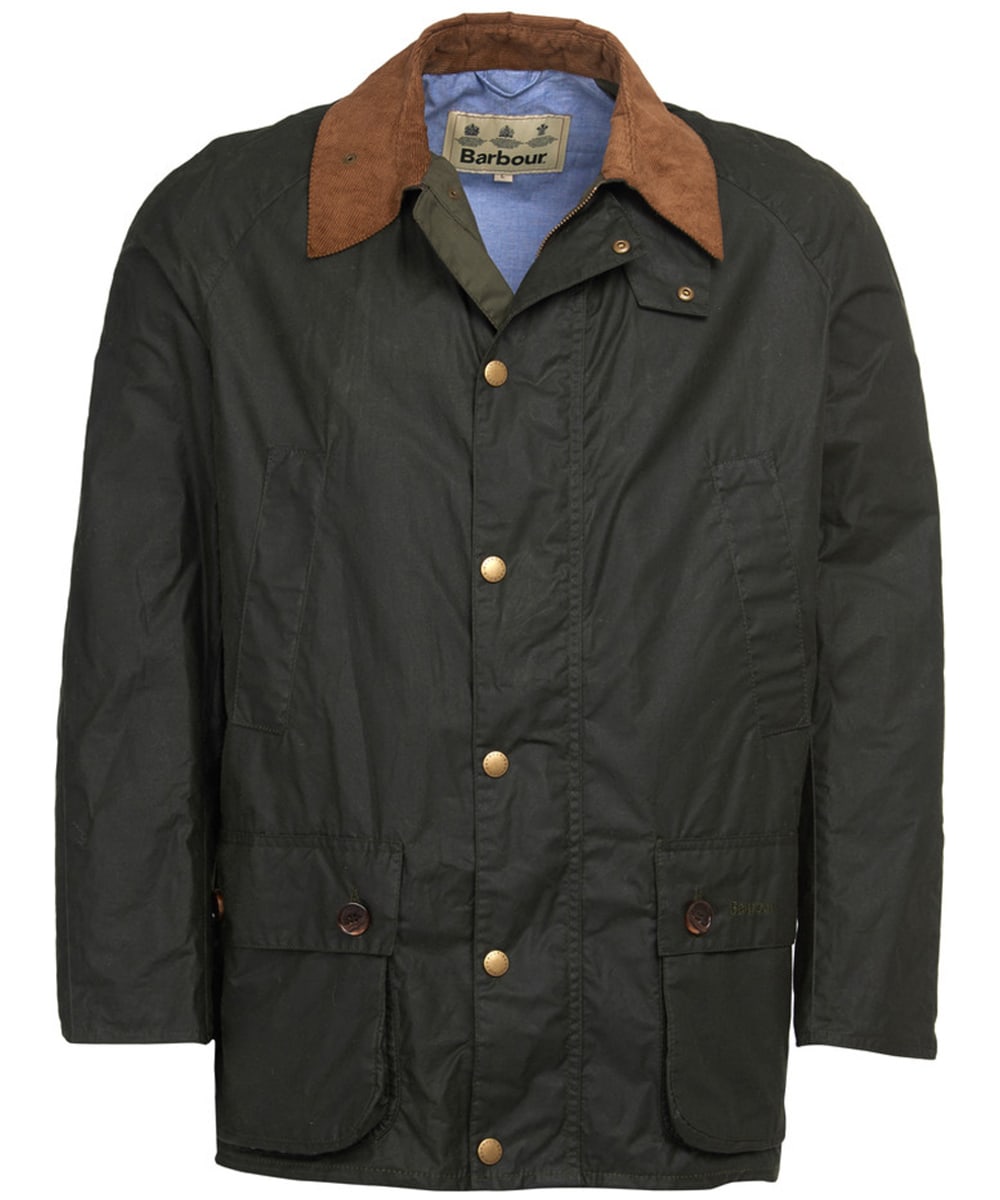 barbour erne waxed cotton jacket