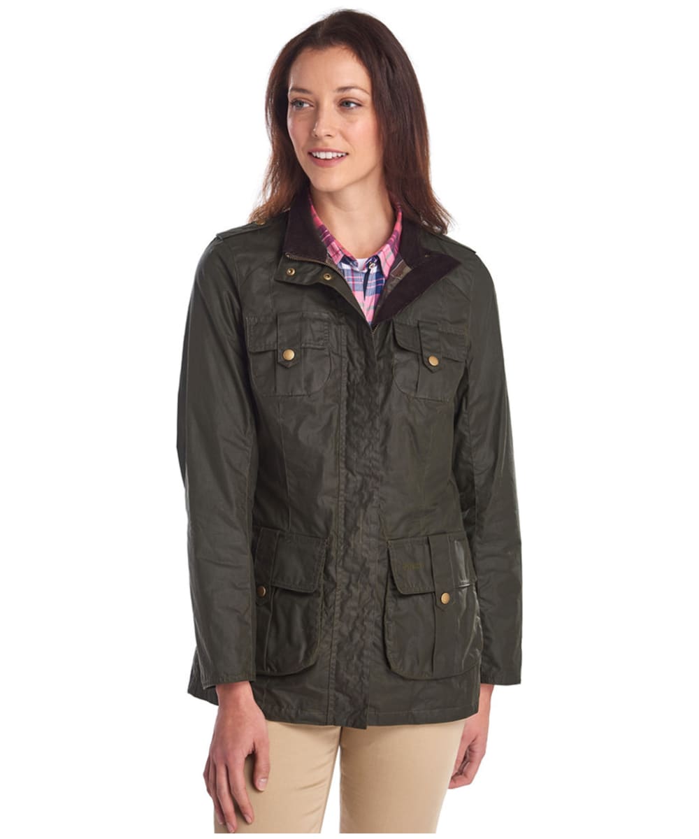 Women's Barbour Defence Lightweight Waxed Jacket