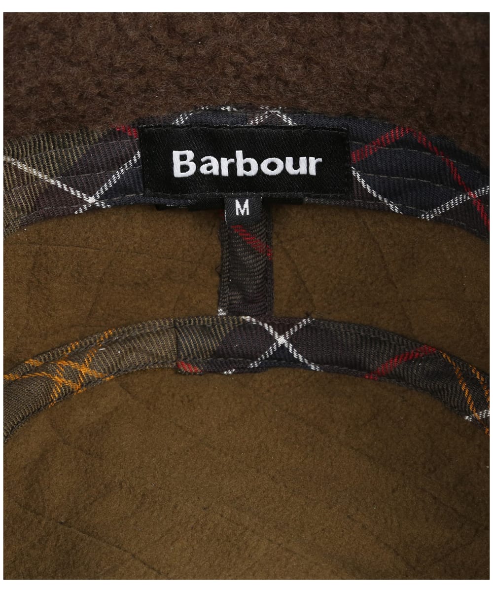 barbour stanhope waxed trapper hat