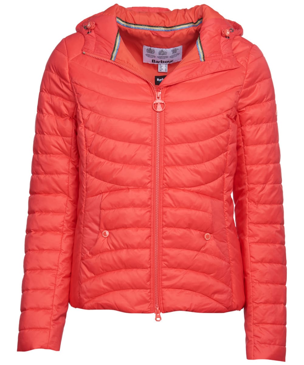 womens orange barbour jacket