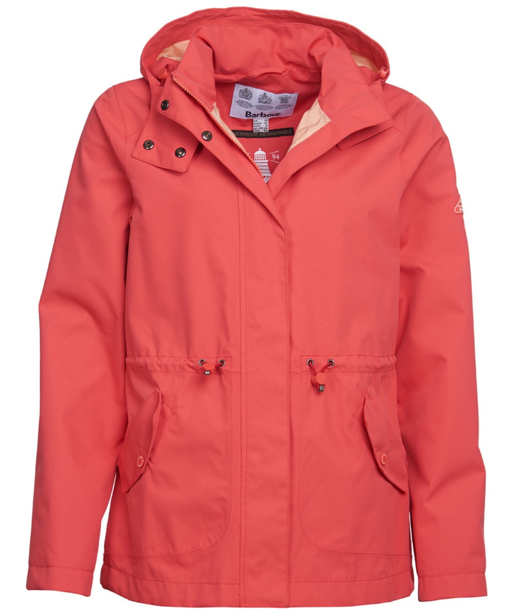 womens red barbour coat