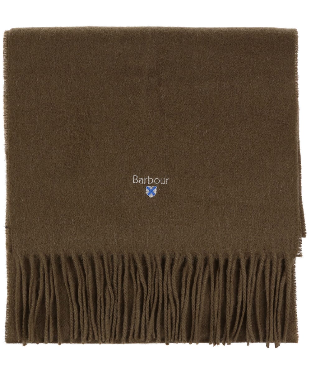 barbour plain lambswool scarf