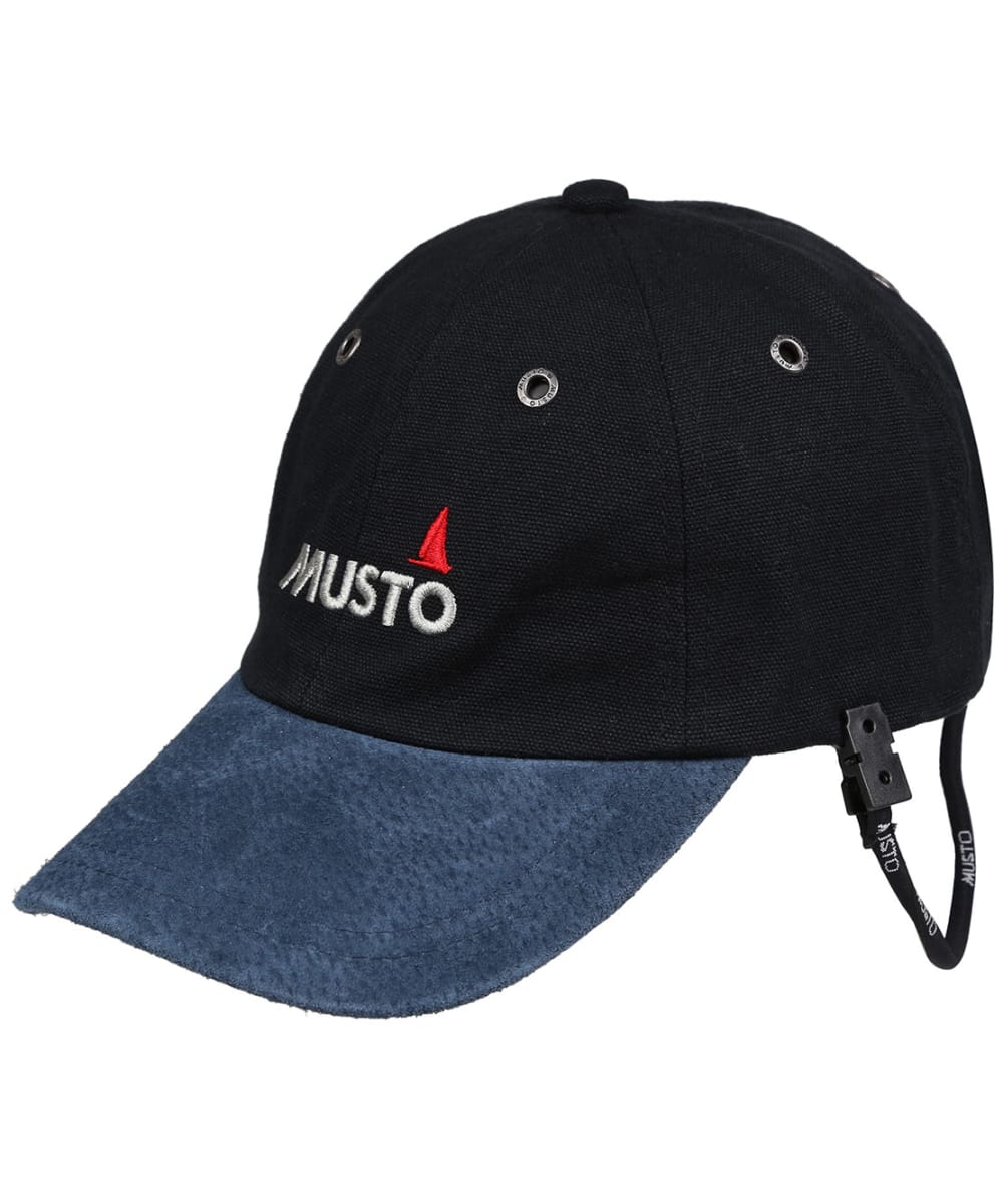 View Musto Evolution Original Adjustable Fit Cotton Crew Cap Black One size information