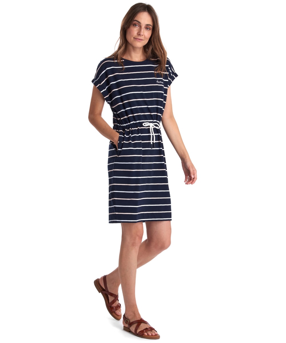 barbour international marloes stripe dress