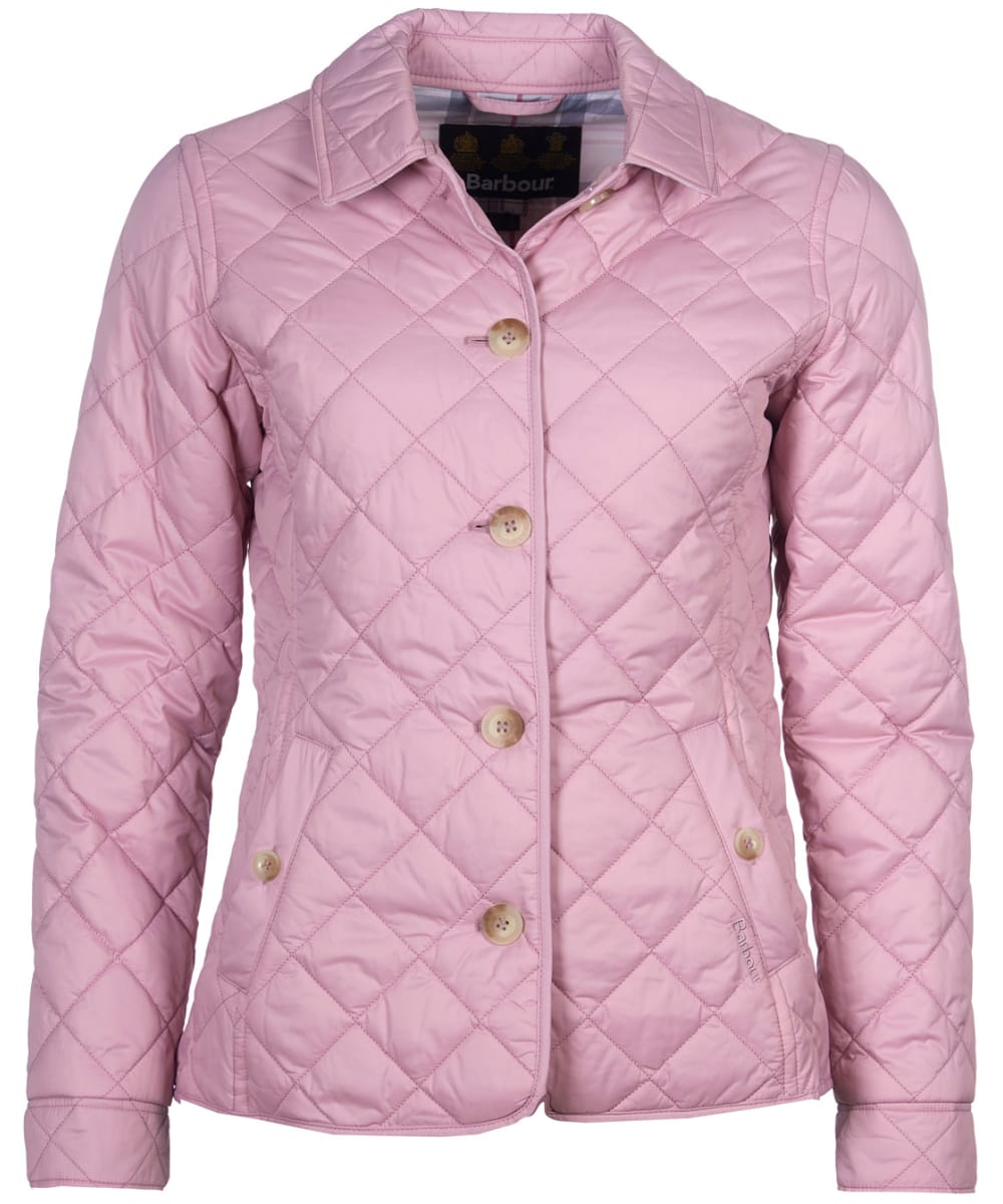 barbour pink quilted jacket online -