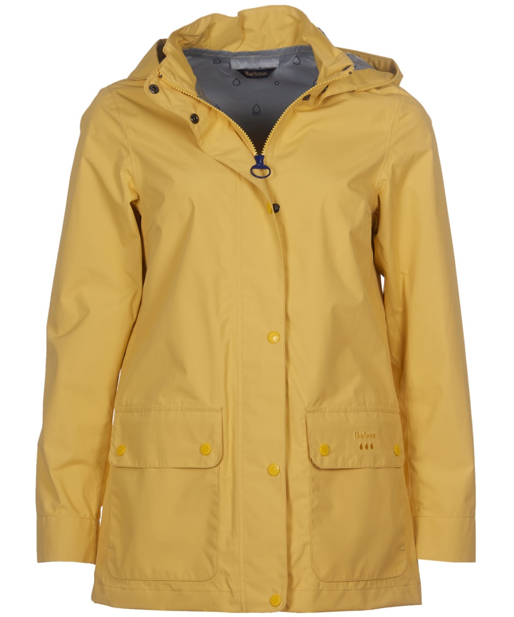 barbour yellow waterproof jacket