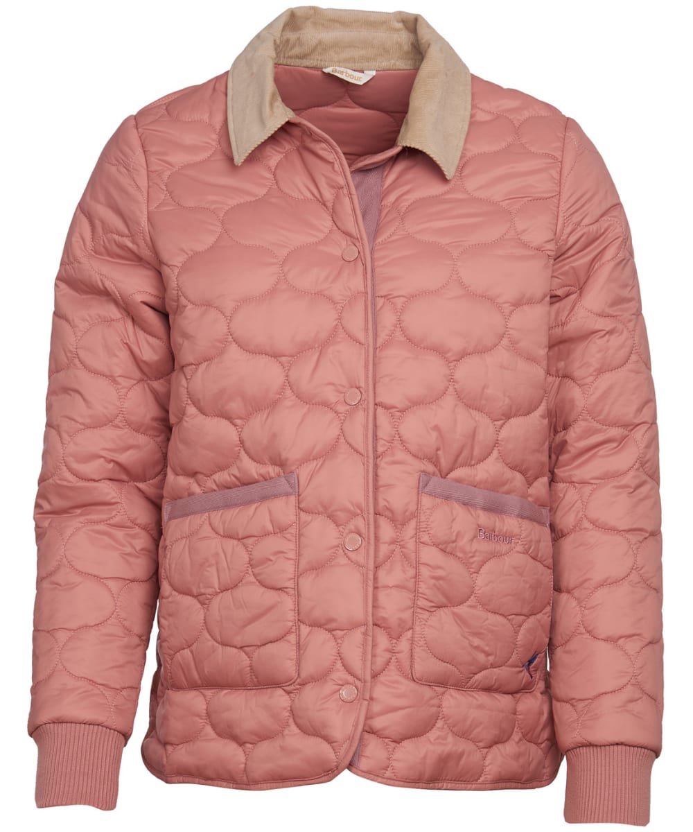 womens pink barbour jacket