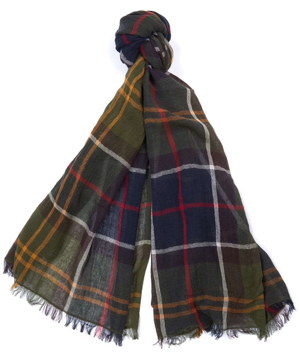 barbour plaid scarf