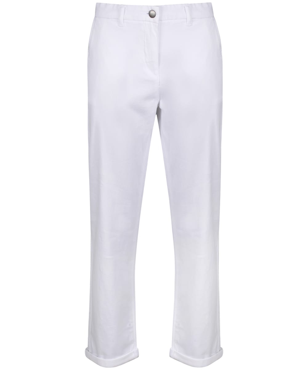 View Womens Barbour Chino Trousers White UK 8 information