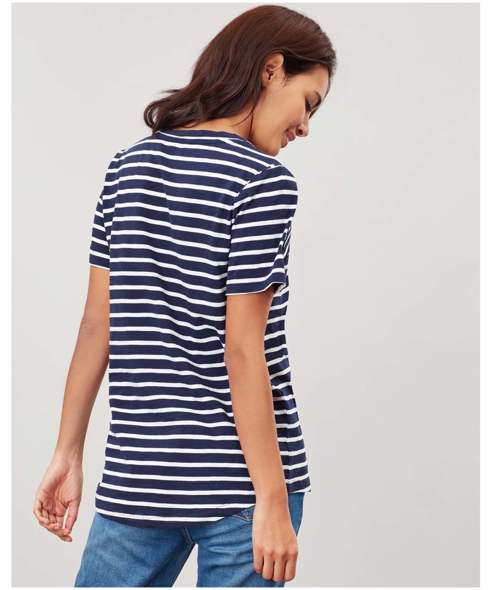 Women’s Joules Celina Stripe Drapey V-neck T-shirt