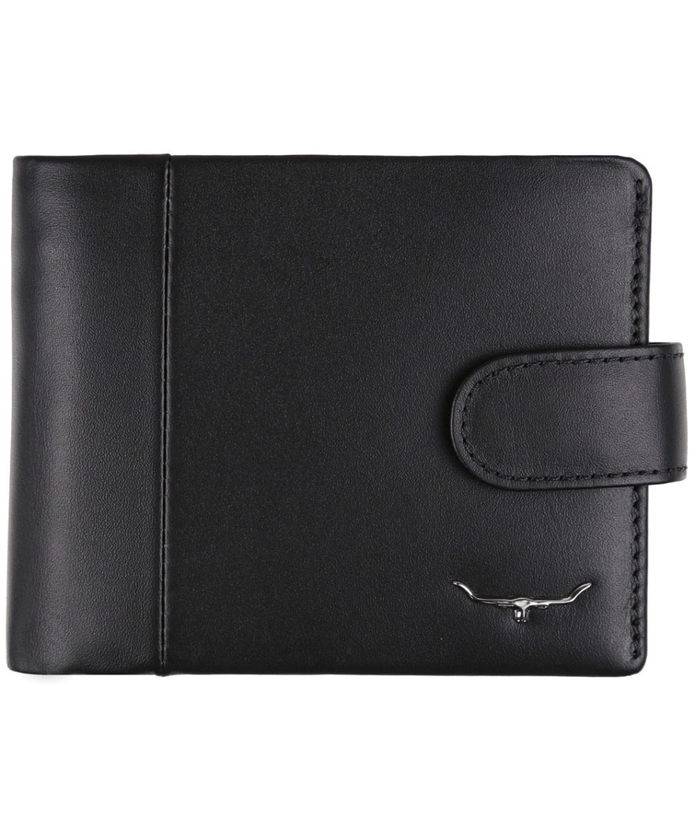 View Mens RM Williams Wallet Coin Pocket Tab Black One size information