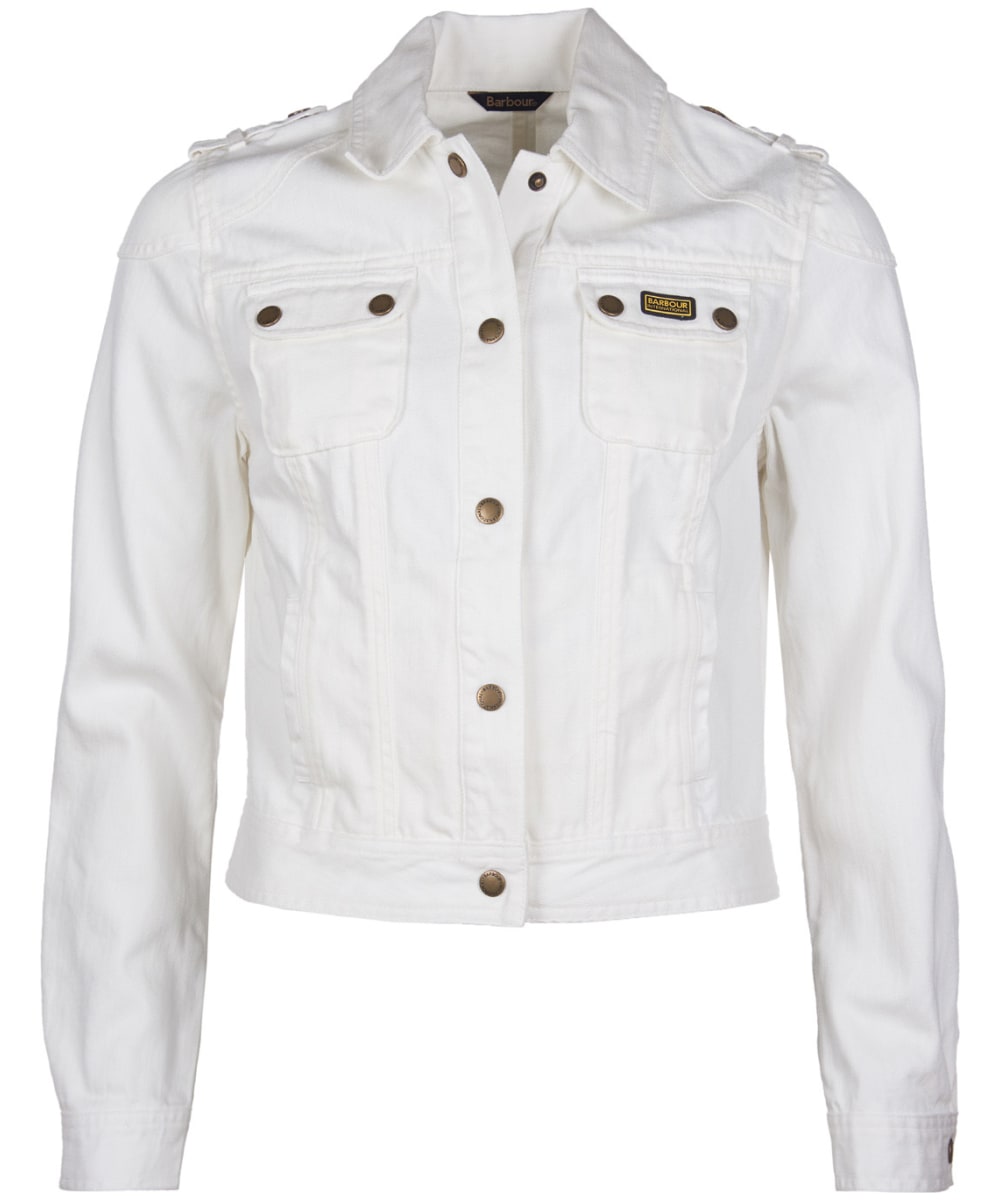 barbour white jacket