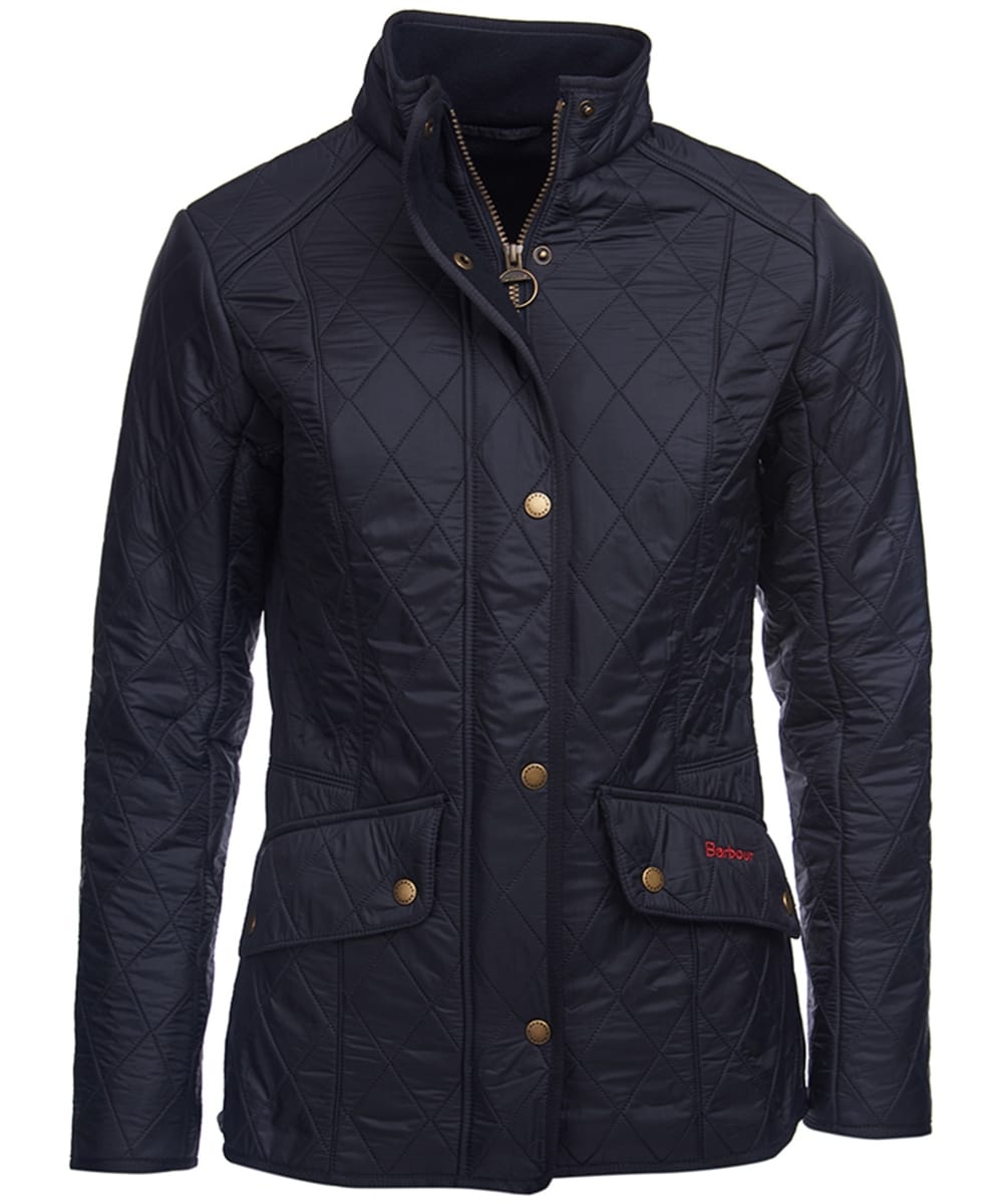 View Womens Barbour Cavalry Polarquilt Jacket Navy UK 8 information