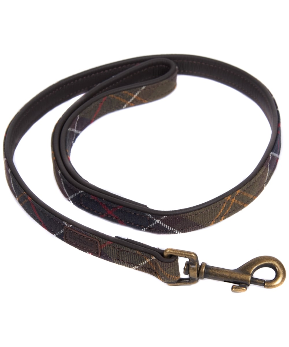 Barbour Tartan and Leather Dog Lead