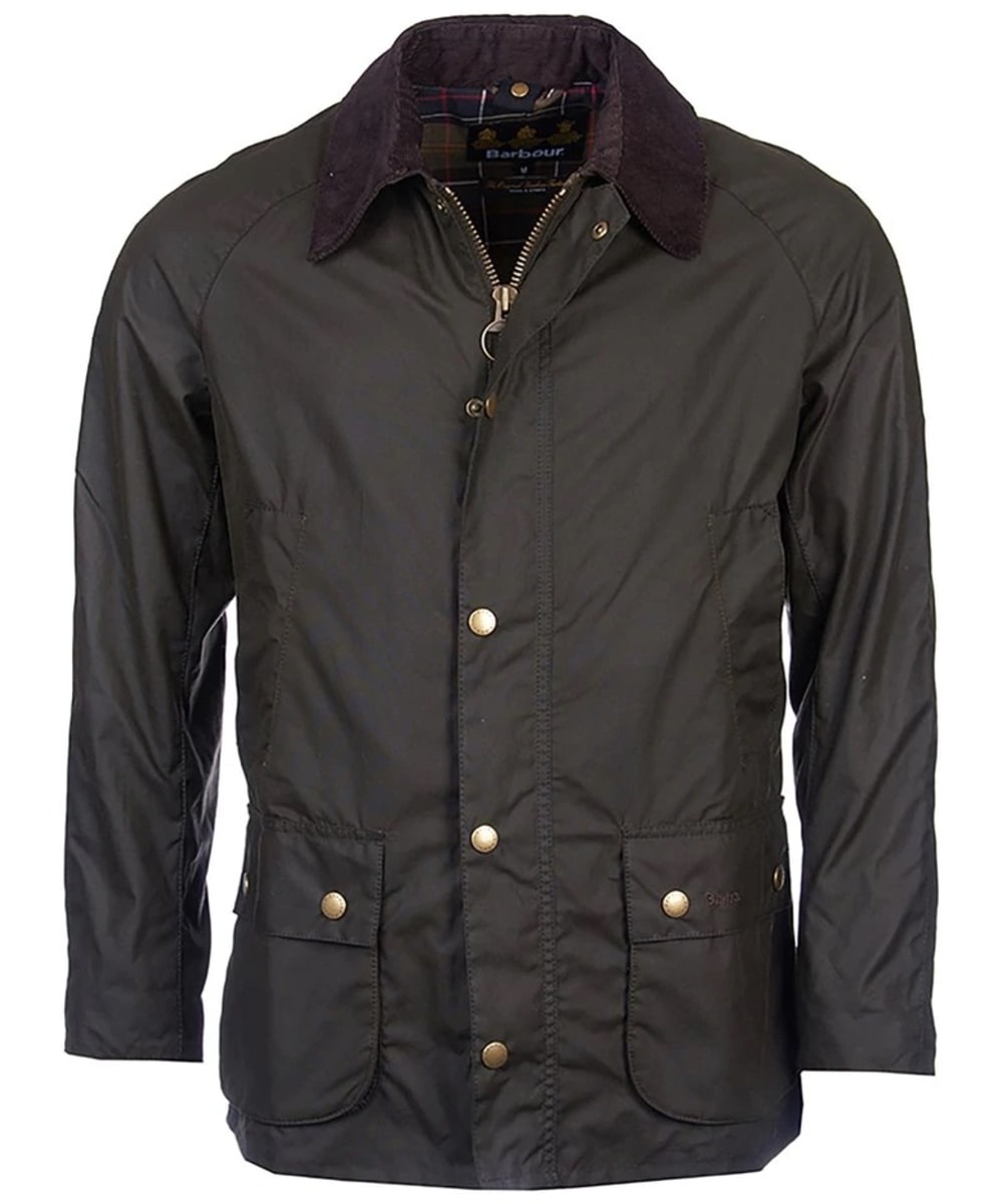 View Mens Barbour Ashby Waxed Jacket Olive UK XS information