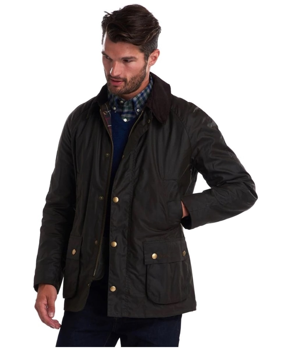 barbour lifestyle ashby waxed cotton field jacket