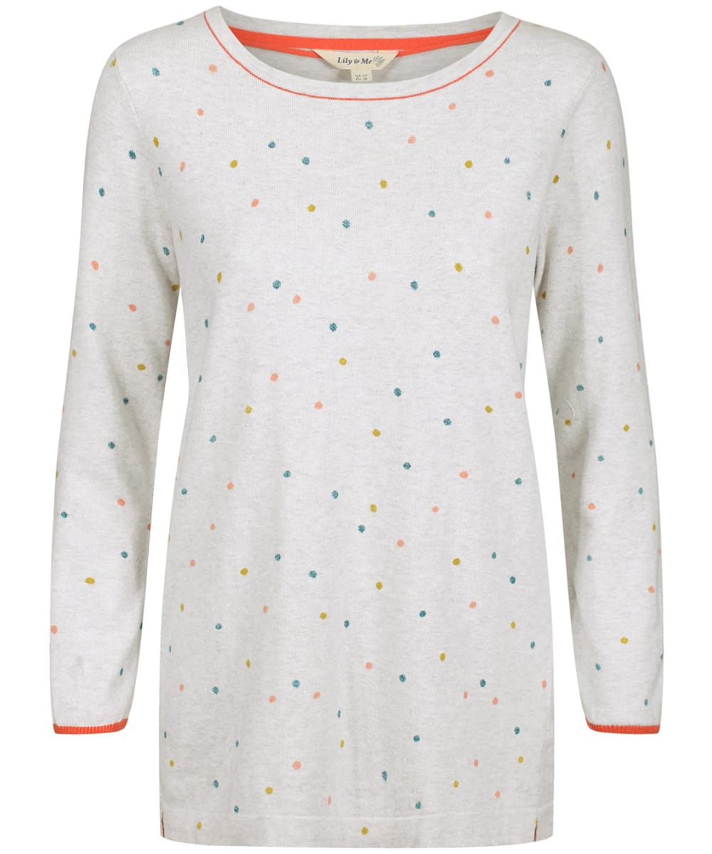 View Womens Lily Me Favourite Jumper Dotty Silver UK 18 information