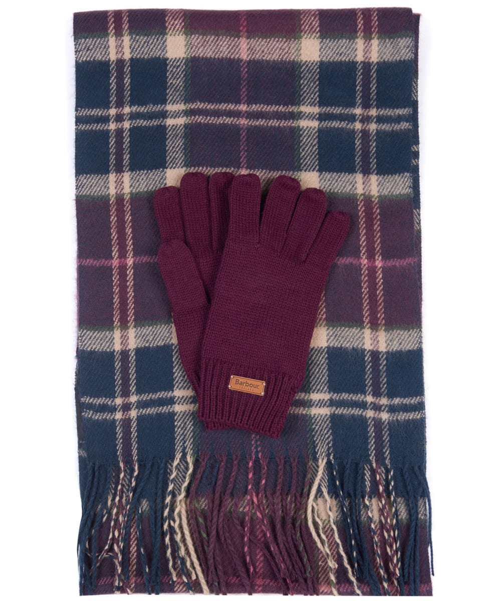 barbour hat and gloves set