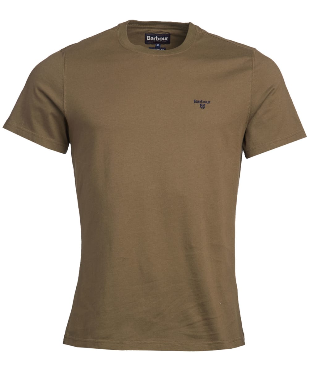 View Mens Barbour Sports Tee Mid Olive UK S information