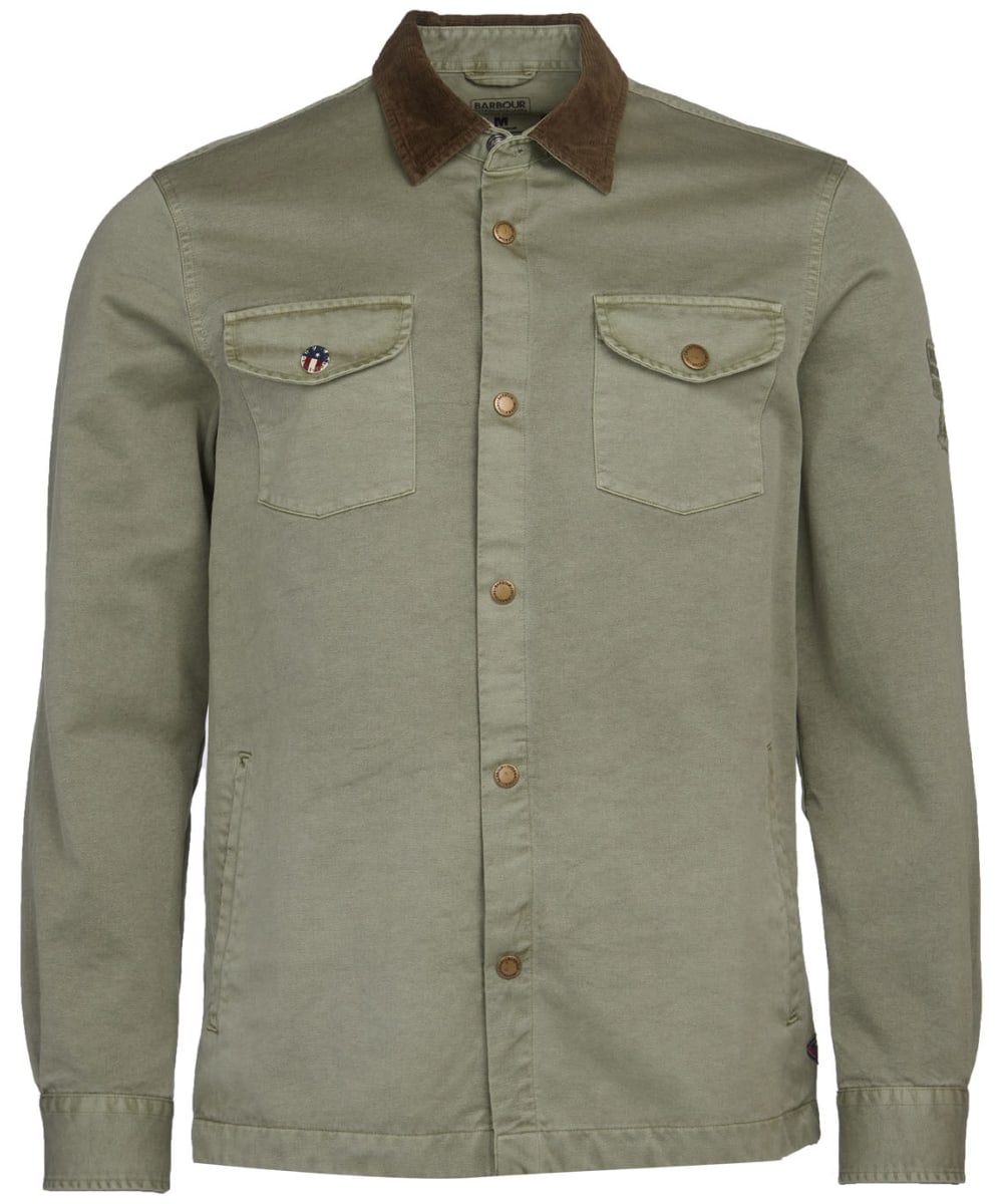 barbour over shirt