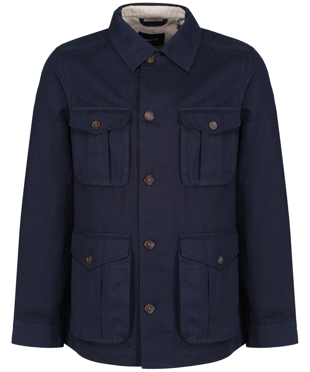 View Mens GANT the Casual Field Jacket Evening Blue UK L information