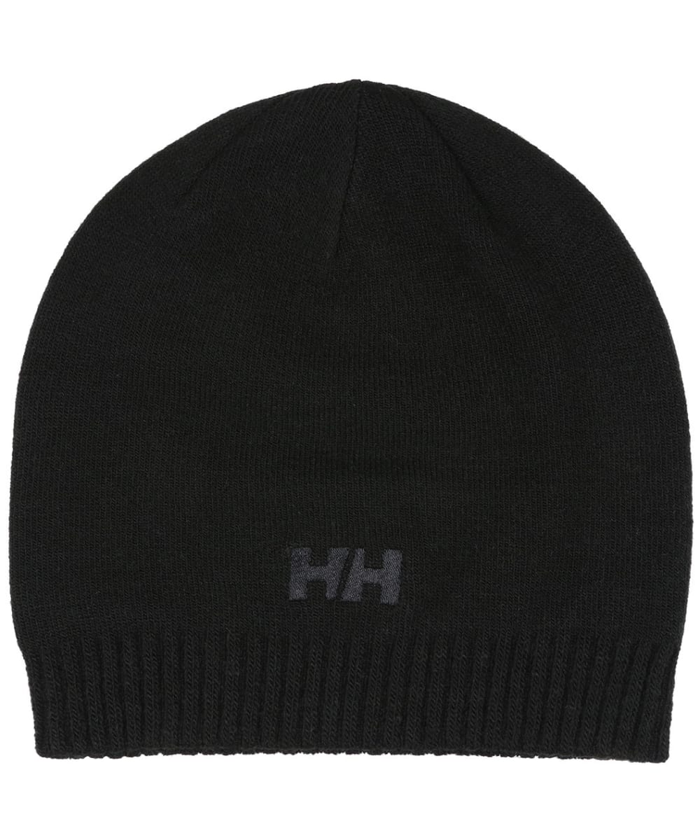 View Helly Hansen Branded Knitted Beanie Hat Black One size information