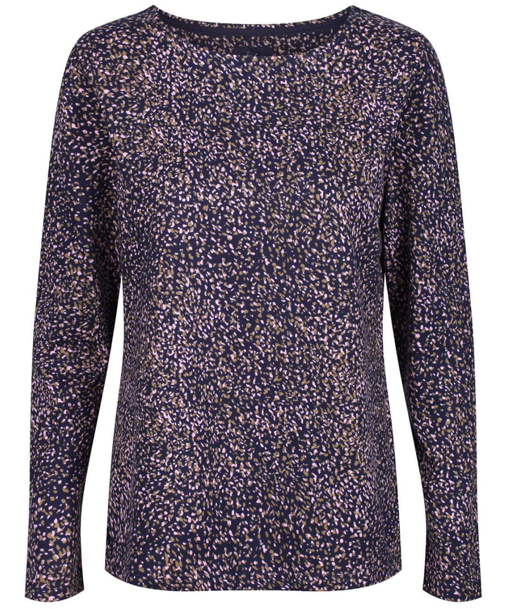 View Womens Joules Harbour Printed Top Navy Speckle UK 18 information