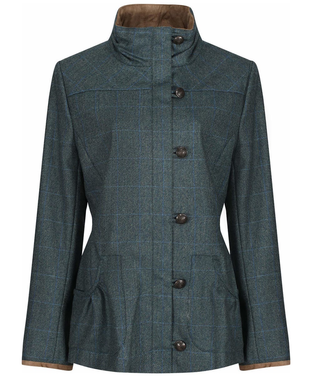 View Womens Dubarry Bracken WaterRepellent Tweed Jacket Mist UK 18 information