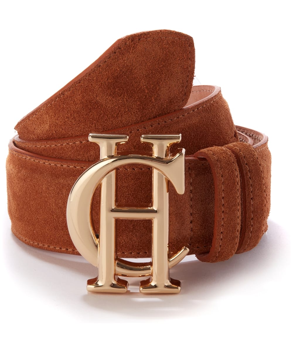 View Womens Holland Cooper Classic Suede Belt Tan M 1012 UK information