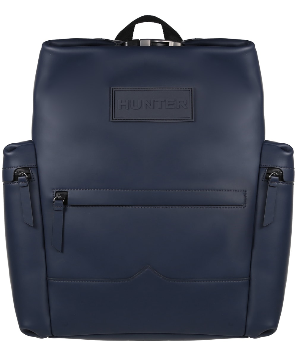 Hunter Original Large Top Clip Backpack - Rubberised Leather