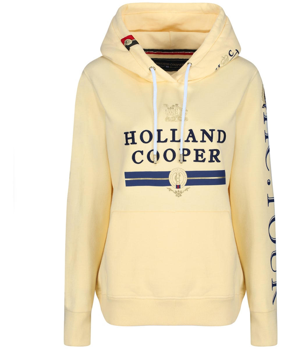 View Womens Holland Cooper Iconic Heritage Hoodie Lemon UK 16 information