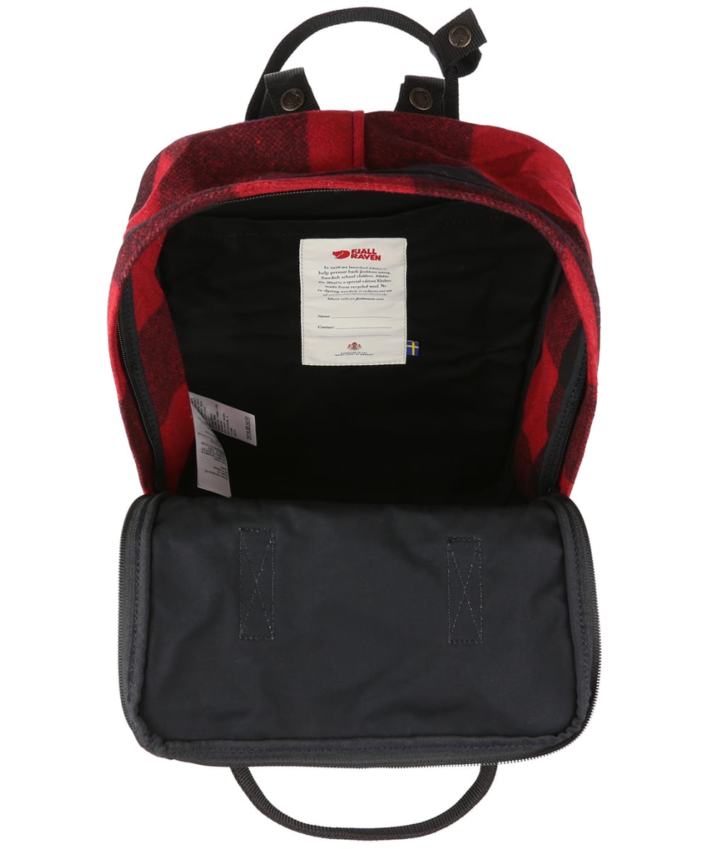 Fjallraven black and red hot sale