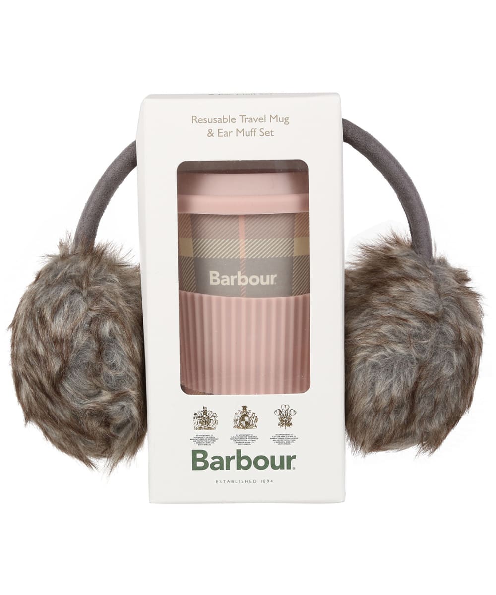 Women’s Barbour Travel Mug & Earmuff Set