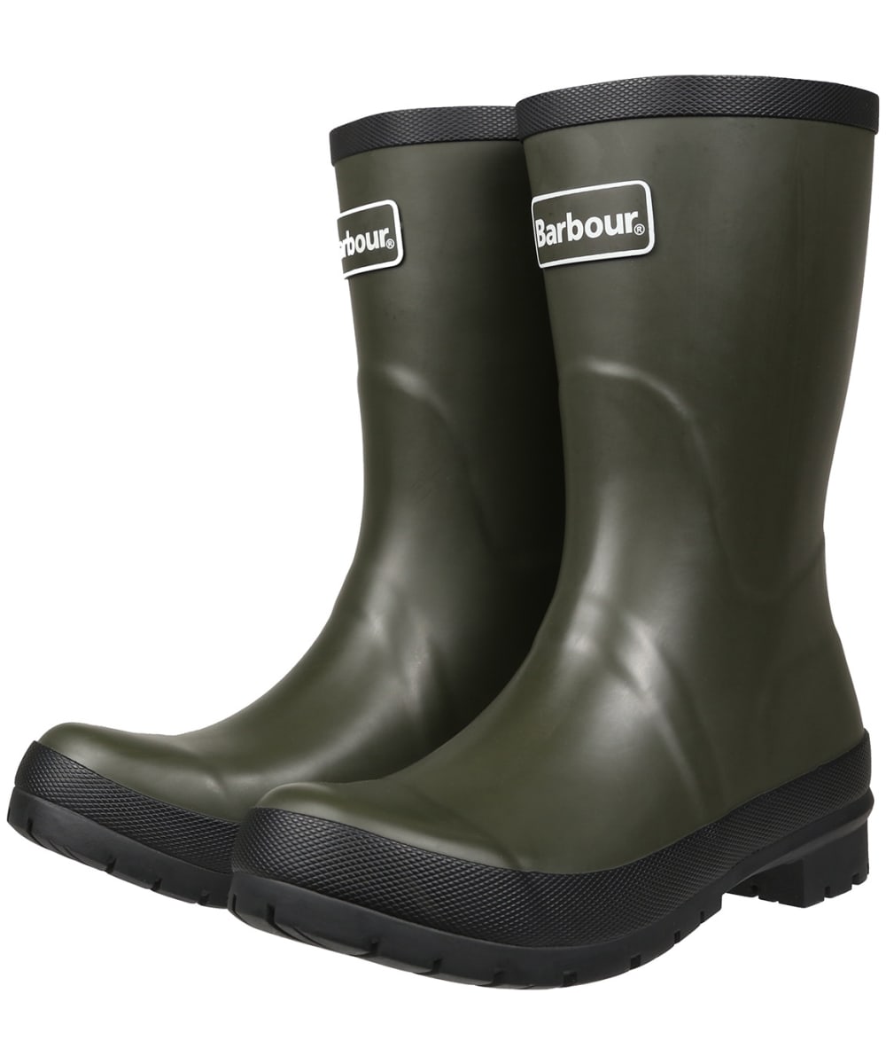 View Womens Barbour Banbury Mid Wellington Boots Olive UK 3 information
