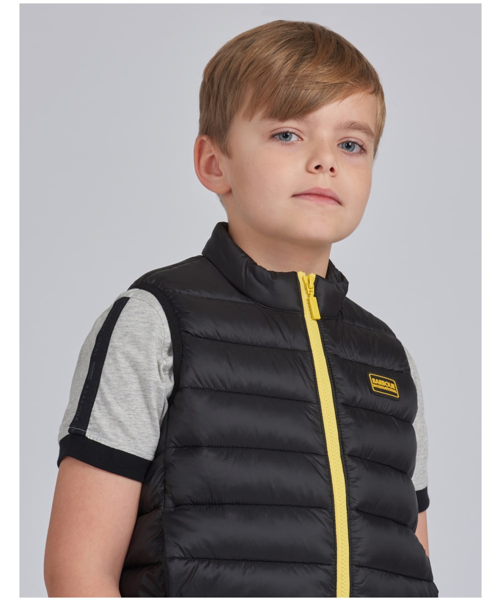 Boys barbour gilet deals