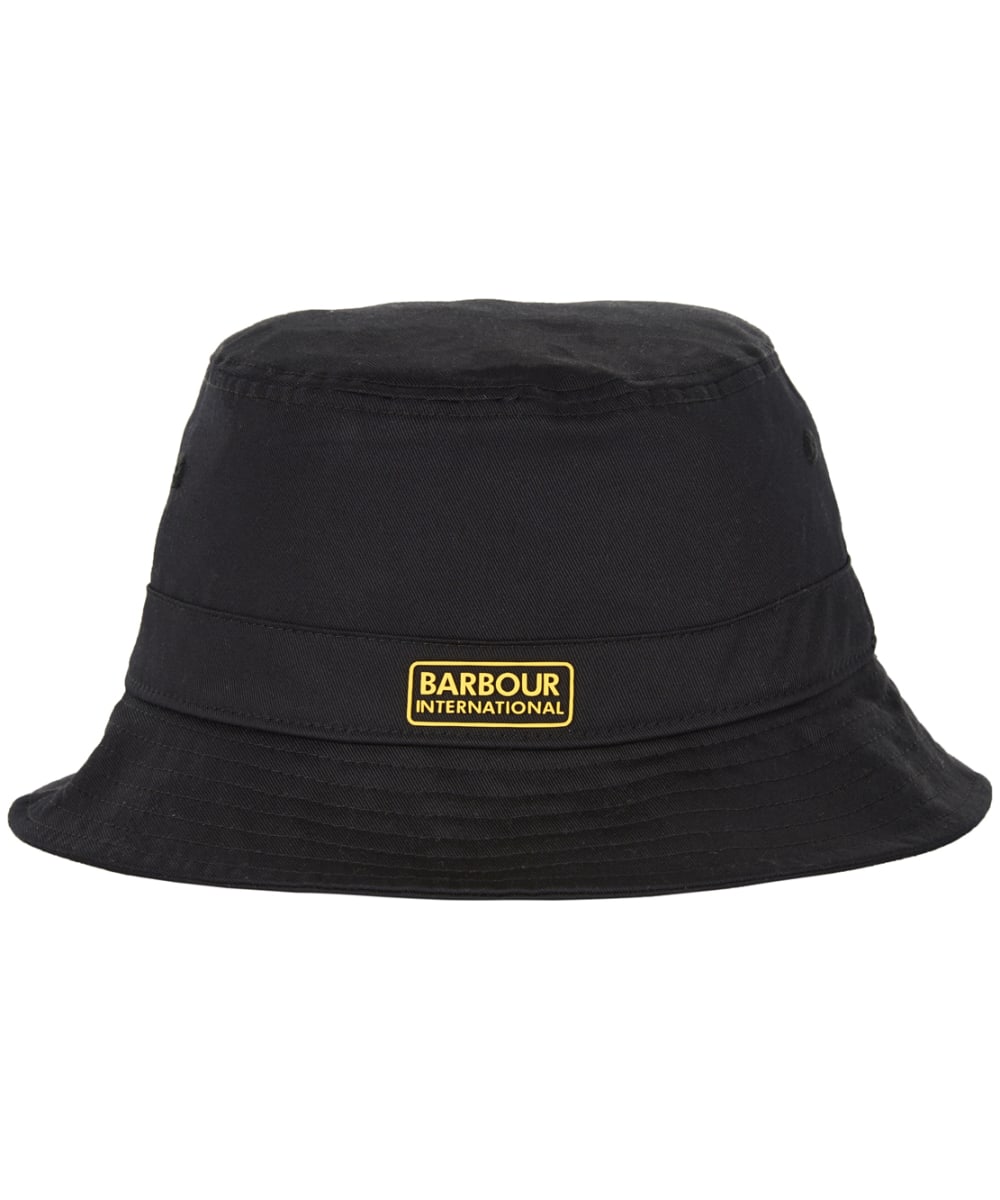 View Mens Barbour International Norton Drill Sports Hat Black XL information