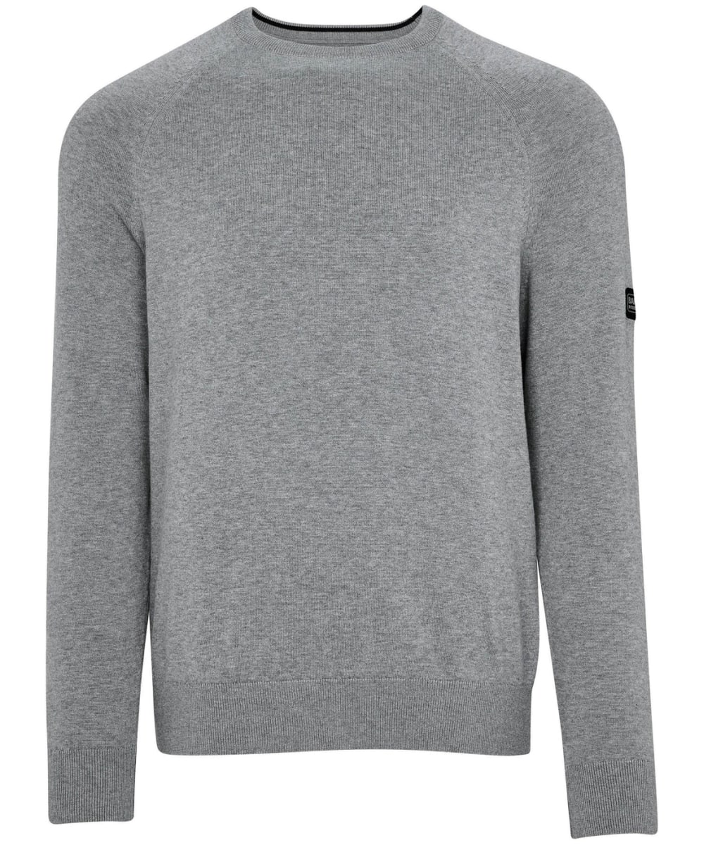 View Mens Barbour International Cotton Crew Neck Sweater Anthracite Marl UK M information