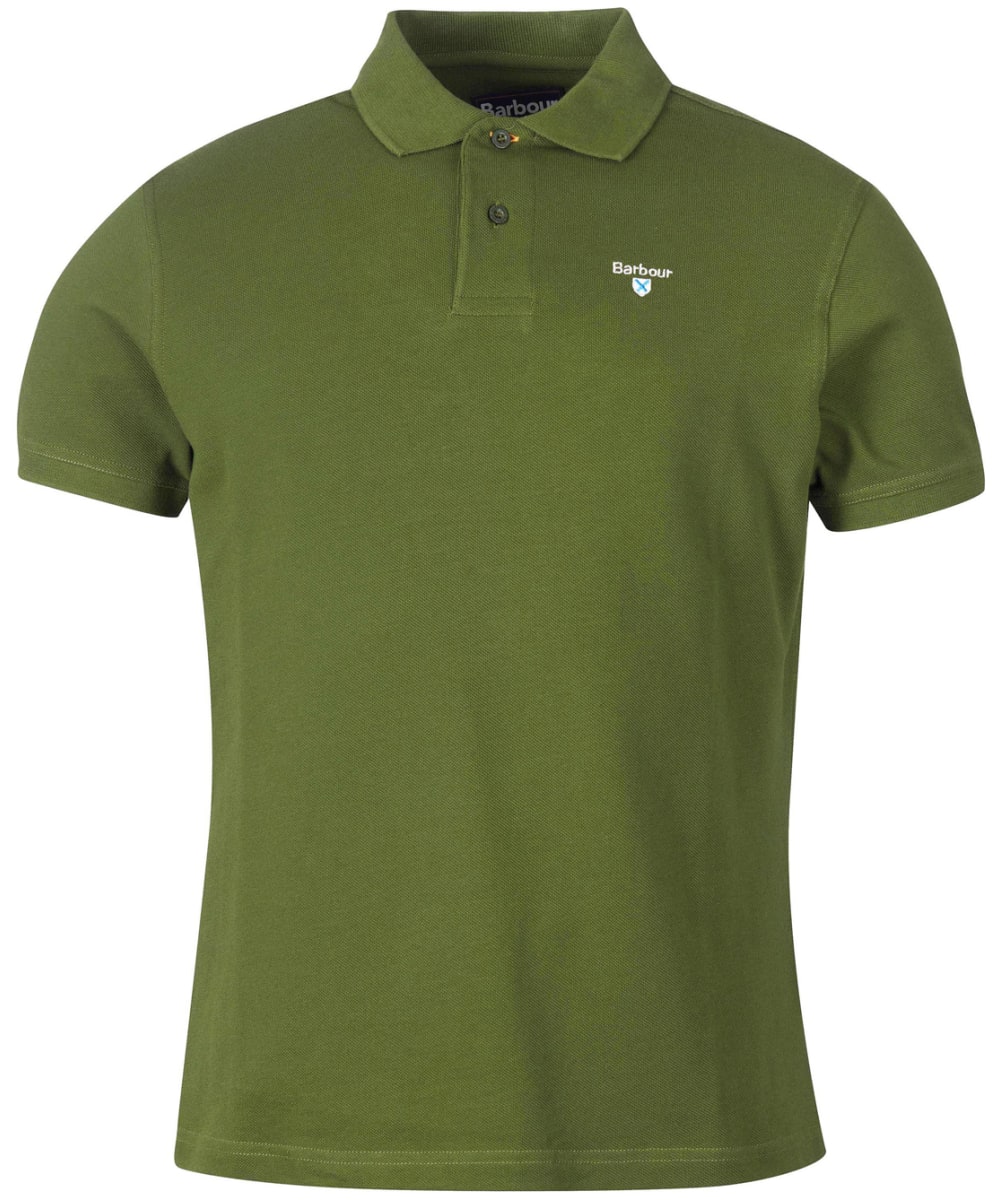 View Mens Barbour Sports Polo 215G Green UK S information