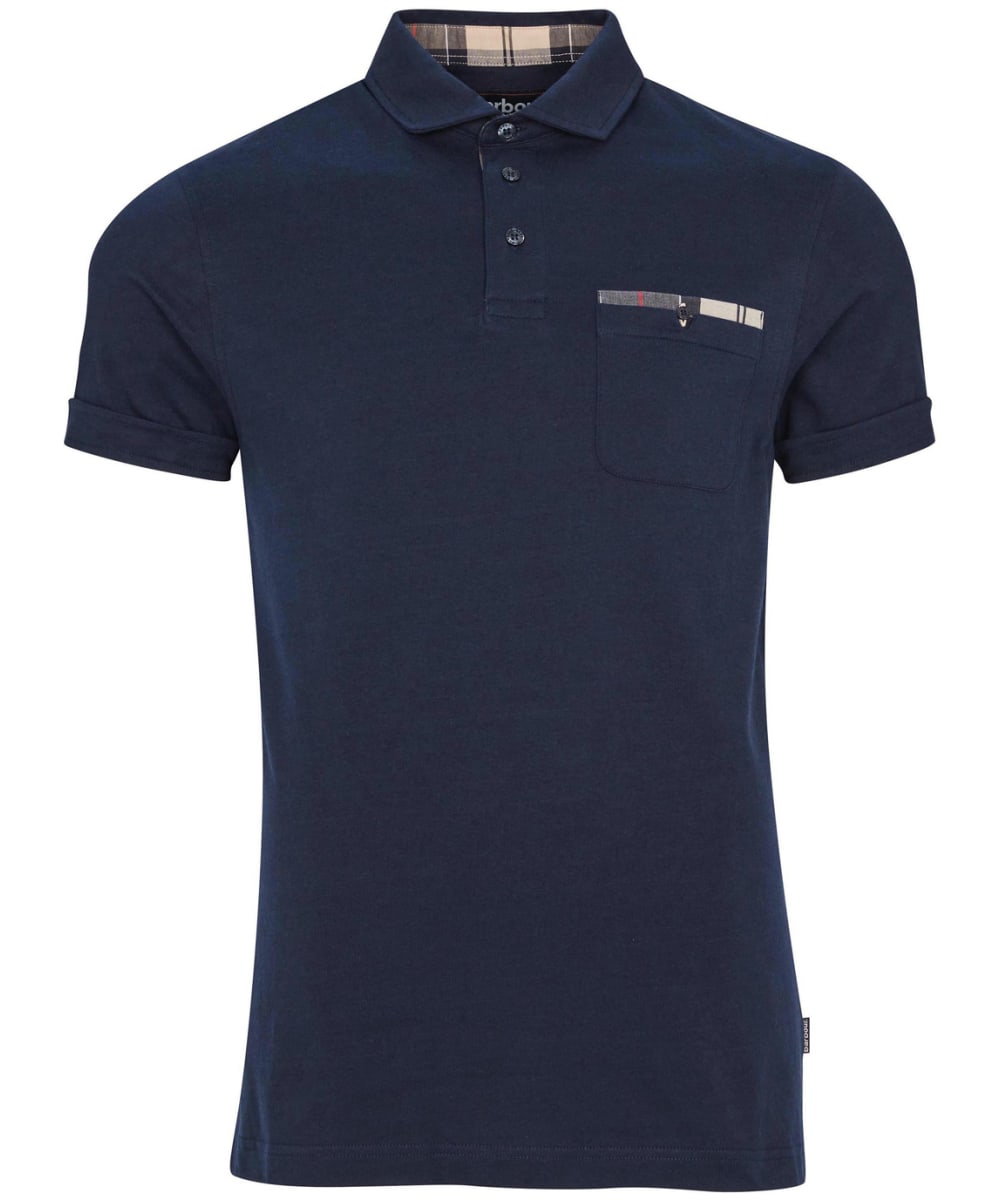 View Mens Barbour Corpatch Polo Shirt New Navy UK L information