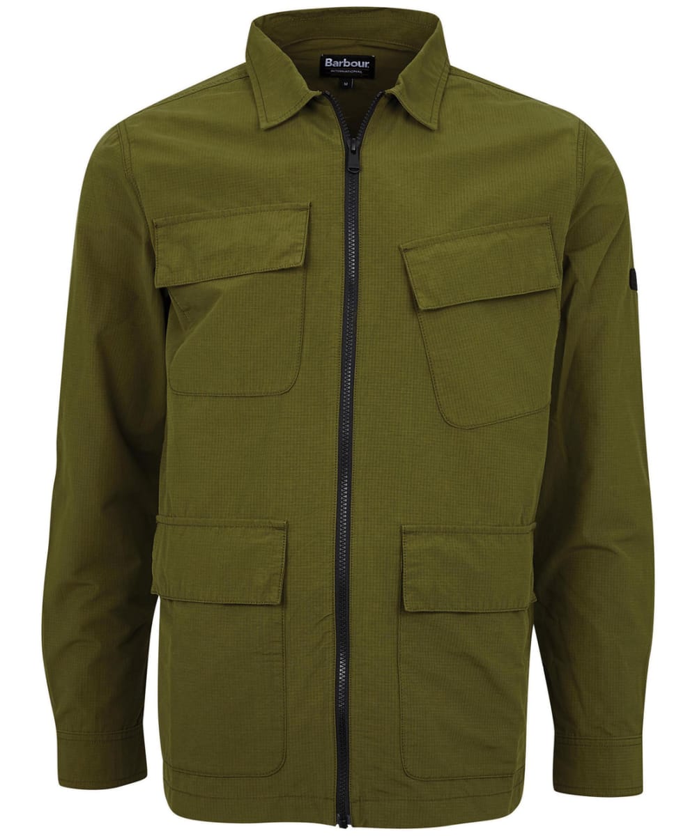 barbour international green jacket