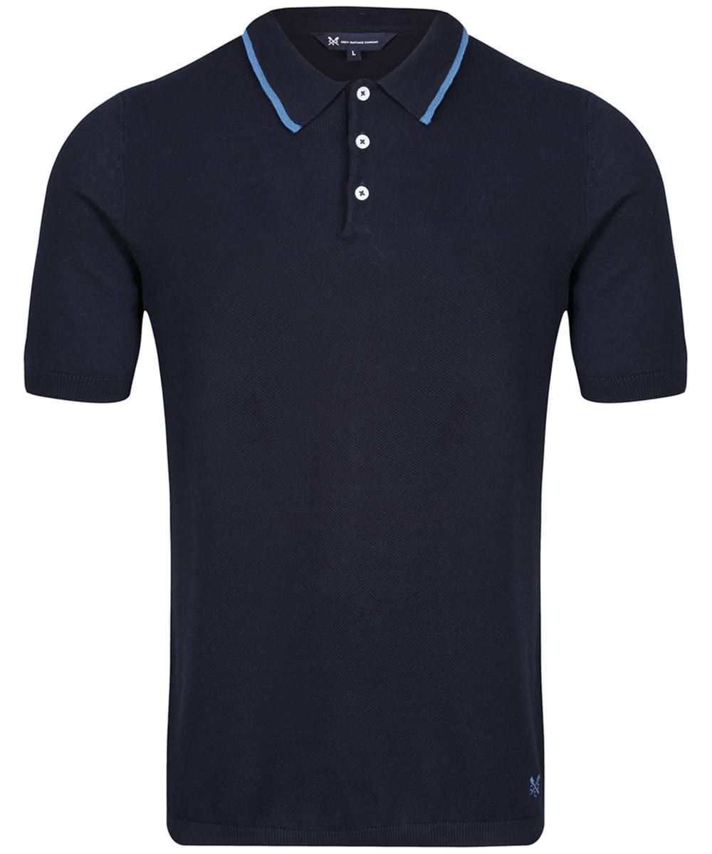Men’s Crew Clothing Tipped Knit Polo Shirt