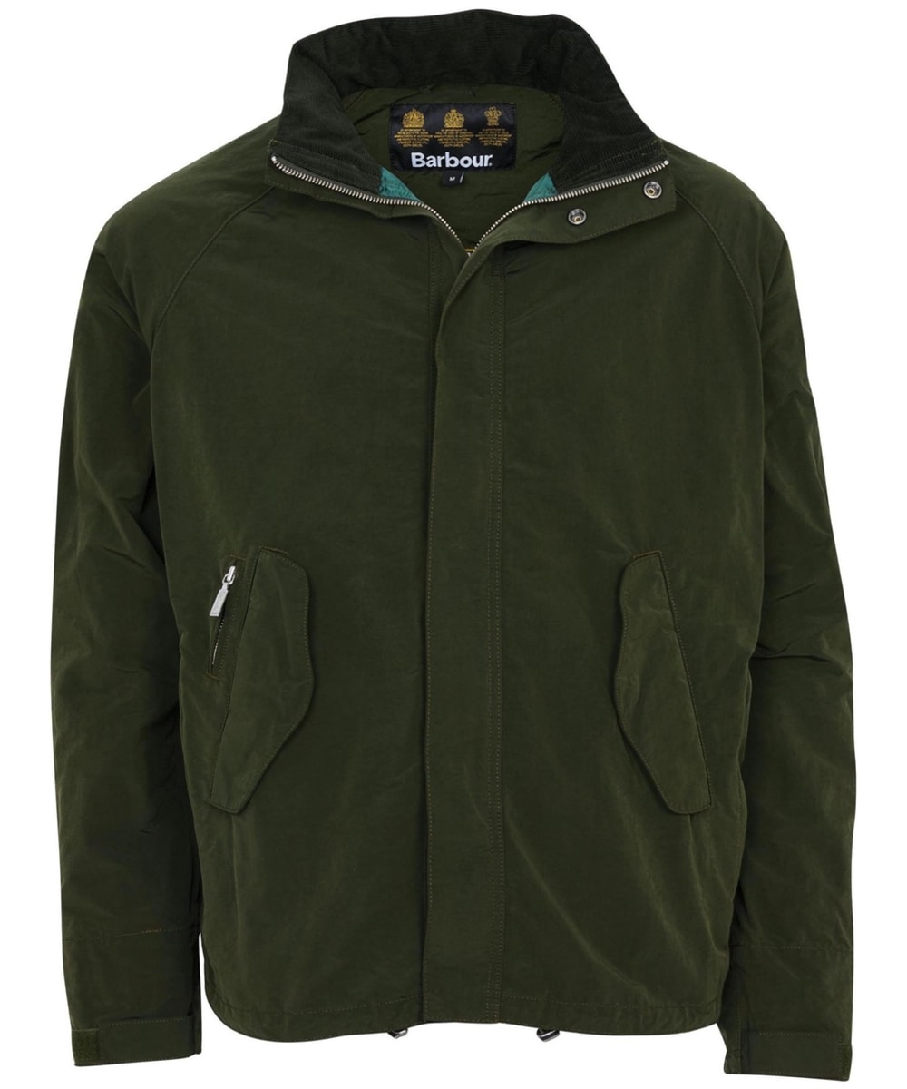 View Mens Barbour Gold Standard Supa Nylon Transporter Casual Jacket Forest UK S information