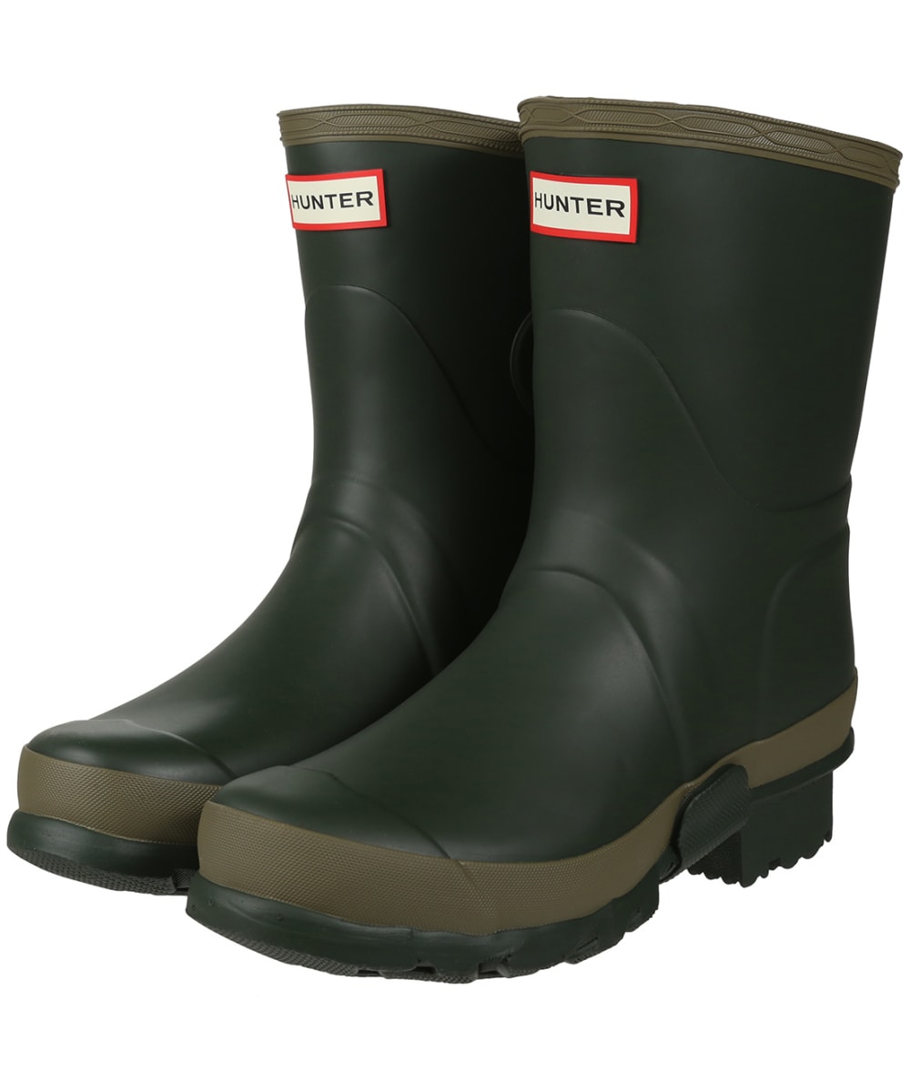 View Womens Hunter Gardener Short Wellies Dark Olive Clay UK 6 information